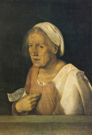 Giorgione: La Vecchia